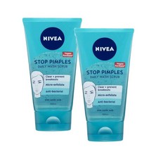 니베아 안티-핌플 데일리 페이스 스크럽 150ml Nivea Anti-Pimple Daily Face Scrub, 2개
