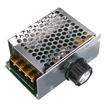 전압조절기Mayitr SCR 전압 조정기 4000W 220V AC 모터 속도 컨트롤러 모듈 조광기, 한개옵션0