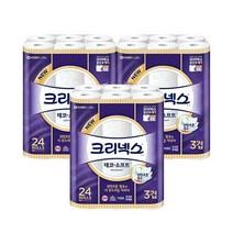 [KT알파쇼핑][대한민국 판매1위] 유한킴벌리 크리넥스 데코앤소프트 27m 24롤 X 3팩