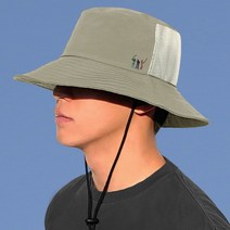 61cm 빅사이즈 골프 매쉬 버킷햇 5컬러 끈 벙거지 모자 대두 가벼운 얇은 나일론, BEIGE, Golf Mesh Big Bucket Hat