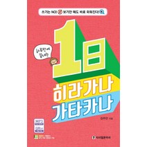 하루만에 끝내는 1일 히라가나 카타카나:쓰기는 No! 보기만 해도 바로 외워진다!, 시사일본어사