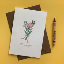 카네이션 꽃 카드 축 마음 감사 카드 스승의날 어버이날 Thankyou 부모님 생신카드, 2.Bouquet