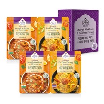 티아시아키친 치킨 마크니 커리 170g x 2p + 게살 푸팟퐁 커리 170g x 2p 전자레인지용 패키지, 3세트
