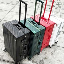 로에드 연예인 여행용 캐리어 24인치 26인치 28인치, 29인치-레드