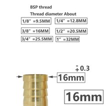 콤비락 파이프 스텐 모듈 앵글 컨넥터 황동 1/8 1/4 1/2 3/8 3/4 1 "수나사-4/6/8/10/12/16/20/25/32m, 05 16mm_06 1 Inch