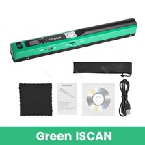 북스캐너 북스캔 비파괴 북 스캐너 양면 고속 책 문서 스캐너 휴대용 A4 iScan 모바일 USB 900DPI HD 책, 21 Green A4 Scanner