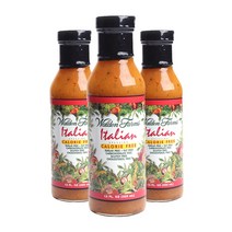 월든팜스 이탈리안 드레싱 무지방 무설탕 글루텐 프리, 355ml, 3개