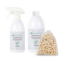 초록향기 피톤치드 스프레이 500ml + 리필 500ml + 편백나무 방향주머니, 5세트