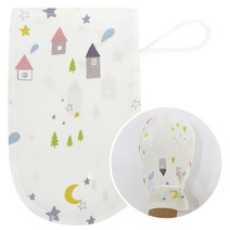 해피코튼 국산 인견 때수건 아기 때밀이 목욕 때타올, 동화, 1개