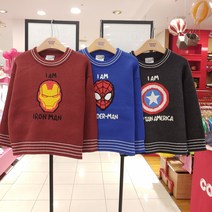 코코리따 D멀티샵~~F/W 신상~~스파이더맨 아이언맨 마블 스웨터 맨투맨