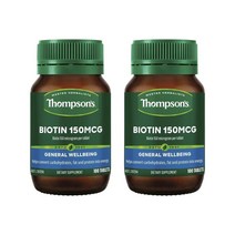 Thompsons 톰슨 비오틴 150mcg Biotin 150mcg 100정, 2개