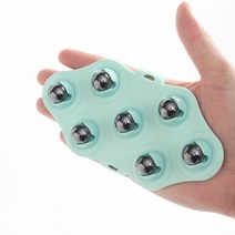 손끼움 자석 회전 롤러 볼 마사지기 근육 마사지 판, 민트 3개입, 1개