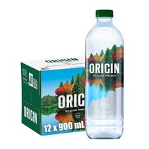미국직구 오리진 100% 네츄럴 샘물 900mL 용 플라스틱 병 12팩, 수량, 상세참조