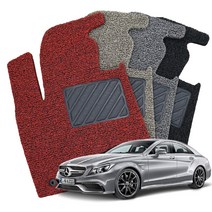 하이글로씨 벤츠 CLS 2세대 W218 코일매트 확장형 전차종 차량용 카매트, MB112/, 일반형/블랙/1+2열