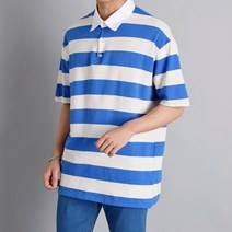 카라티 고퀄 스트라이프 셔츠반팔티 - 3color
