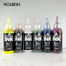 홀베인 아크릴 잉크 액상 아크릴물감 100ml, AI941티타늄화이트