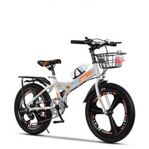 폴더블산악자전거 초경량 오프로드 MTB 펫바이크, 상세 페이지 참고, 분홍 통합휠 + 접이식모델 20인치