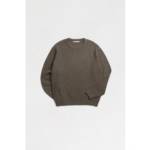 더웨더이즈어썸 벌집 니트 스웨터 브라운 Honeycomb knit sweaterbrown