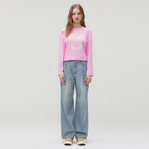 써스데이아일랜드 레이스 믹스 티셔츠_T232MTS131W T232MTS131W