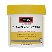 스위스 천연오렌지맛 비타민 C 500mg 310 정 츄어볼 Swisse Vitamin C 500mg, 1. 1병