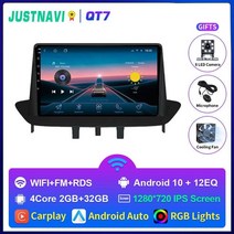 카플레이무선 네비게이션 터치 패널 무선 안드로이드 카플레이 GPS 자동차 멀티미디어, QT7 2G 32G