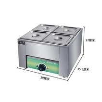 업소용 중탕기 전기 온수통 탕온기 사각 식당 보온고, 중형 1.7Lx4칸