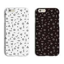 바보사랑 아이폰6S 아이폰6S+ 두리 블랙 앤 화이트 패턴 하드 케이스.두리(무료배송)