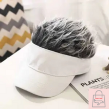 남자 가발 모자 부분 정수리 남성 일체형 머리카락 패션, F