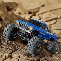 RC카 몬스터트럭 오프로드RC카 FMS RC 1:24 맥스 스매셔 V2 FCX24 4WD, RTR Blue V2