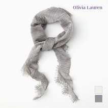 올리비아로렌 주름 레이스 삼각 스카프 VYCXFWM3211