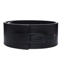 Fitness belt new weightlifting belt bodybuilding belt barbell powerlifting training 허리 보호대 체육관 unise, 검은색, m 110cm