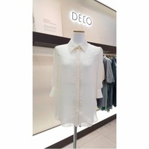데코 W몰 데코 베일 카라 블라우스 DCBA83703