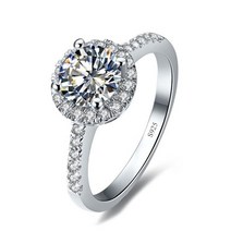 고급스런예쁜 에메랄드 컷 2ct 랩 다이아몬드 cz 반지 화이트 골드 채워진 약속 약혼 웨딩 밴드 여성 보석 파티 주얼리