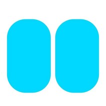 자동차햇빛가리개 차량타프어닝 타프흡착판 차량그늘막 차량용어닝 2pcs 자동차 사이드 미러 윈도우 필름, 04 100x150cm