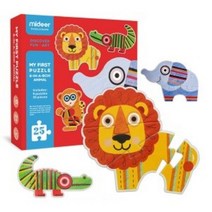 socean 25P 조각 맞추기 동물 퍼즐 조립 퍼즐 모자이크 모형 만들기 만들기 퍼즐 놀이 아가 장난감 놀이 키트 아기