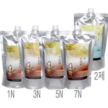대량구매가능~ 서울화장품 아트매직 오색미채 헤어 칼라 크림 염색약 1제2제각500g (색상:4가지) 오징어먹물염색 먹물염색 대용량염색, 7N 밝은갈색