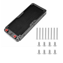 240mm g14 인터페이스 컴퓨터 수냉식 방열판 cpu 알루미늄 방열 라디에이터, 360mm