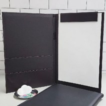 인조가죽 결재판 카페 테이블 메뉴판 클립보드 A4, 본상품선택, 1개
