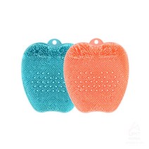 풋브러쉬 각질제거 손 안쓰고 서서씻는 욕실 발세척매트 발마사지, 1, 1, 본상품선택