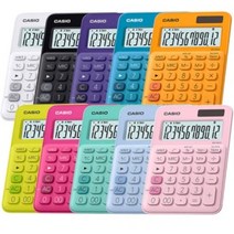 카시오계산기 MS-20UC 예쁜계산기 casio 세금계산기, 블랙