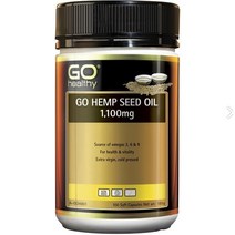 고헬스 햄프씨드오일 1100mg 100캡슐 생리활성화 폐경기여성, 1병
