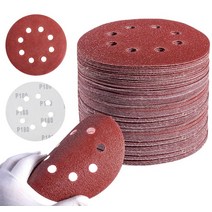 자동차창문수리 자동차창문수리도구 15Pcs 5 인치 125mm 8 홀 산화 알루미늄 건식 60 ~ 1200 그릿 후크 &, 11 800  Grit