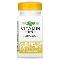 네이쳐스 웨이 Nature’s Way 비타민B-6 50mg 캡슐 100정, 1개