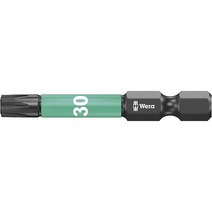 Wera TX30 Torx 소켓 나사용 867/4 다이아몬드 코팅 Impaktor 스크루 드라이버 비트 5개 팩 USA 미국