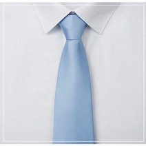 감탄사 봄준비 특가세일 7cm 솔리드 슬림넥타이 하늘색
