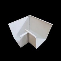 거터 빗물 받이 pvc 처마 배수로 U자형 플라스틱 지붕 기와 파이프 플라스틱 측구 수로관, Q_중간 90도 팔꿈치