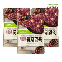 풀무원 진한통팥 새알동지팥죽 450gX3봉, 없음, 3개