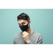 그리안스 숨쉬기편한 데일리 골프 스포츠 빨아쓰는 자외선차단 대나무소재 천연 항균 99.9% 뱀부에어 패션마스크 마스크, S, 회색(Gray