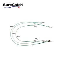 워터맨 와이어리더 쇼크리더 0.35mm 와이어목줄 삼치 갈치 풀치 채비, 길이 250mm 굵기 0.48mm