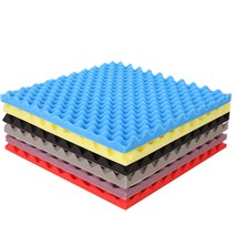 MEKAPEN 방음 계란판 스펀지 방음재 흡음재 차음재 흡차음세트 50*50cm 10개, 블루, 2cm(접착식)10개
